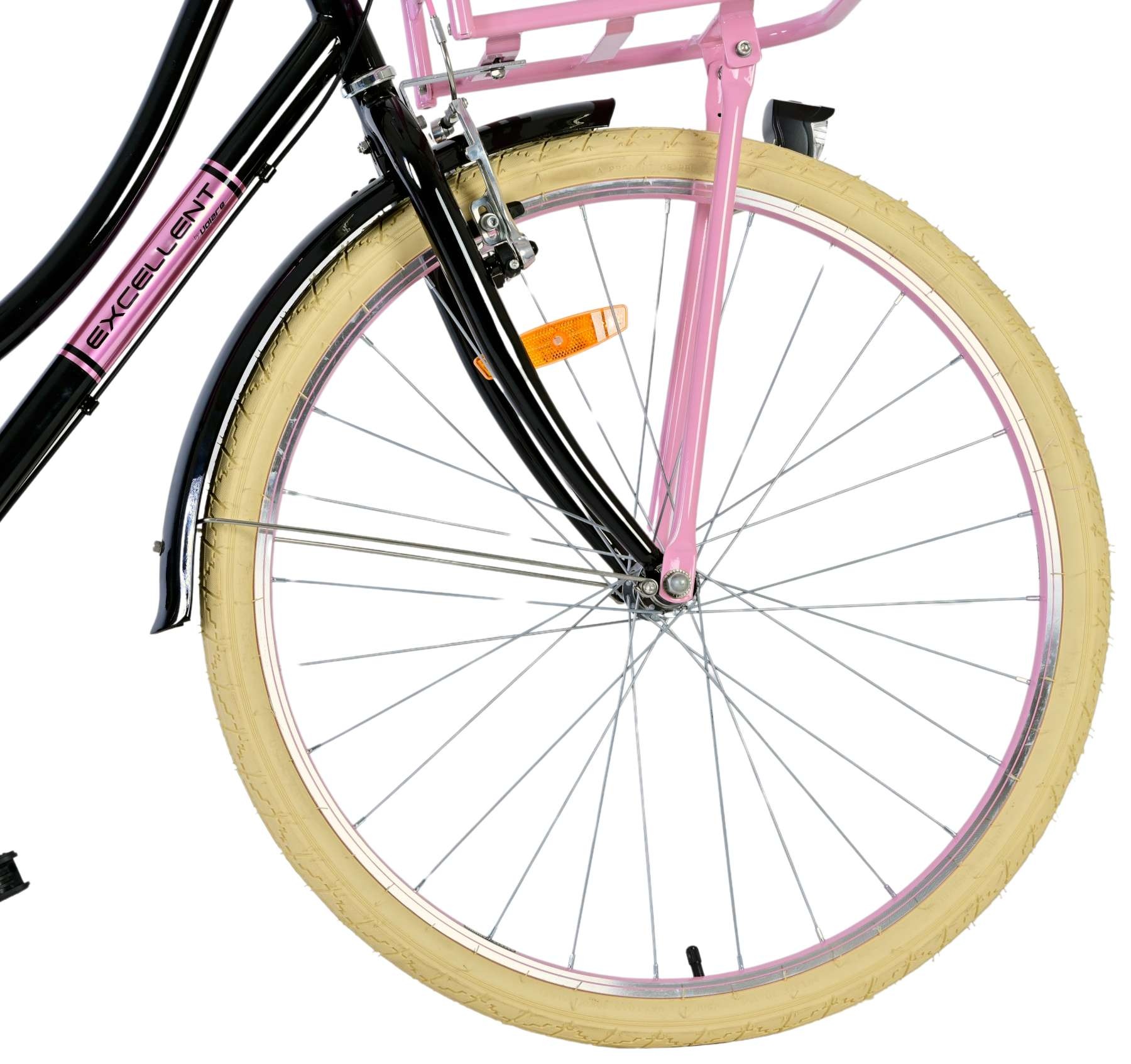Volare Excellent Kinderfahrrad - Mädchen - 26 Zoll - Schwarz -  3 Gänge