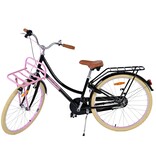 Volare Excellent Kinderfahrrad - Mädchen - 26 Zoll - Schwarz -  3 Gänge