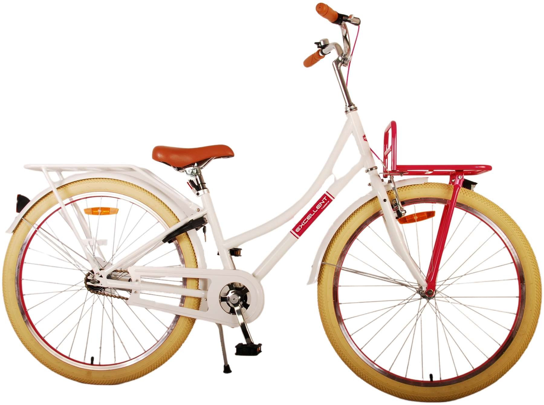 Volare Excellent Kinderfahrrad - Mädchen - 26 Zoll - Weiß