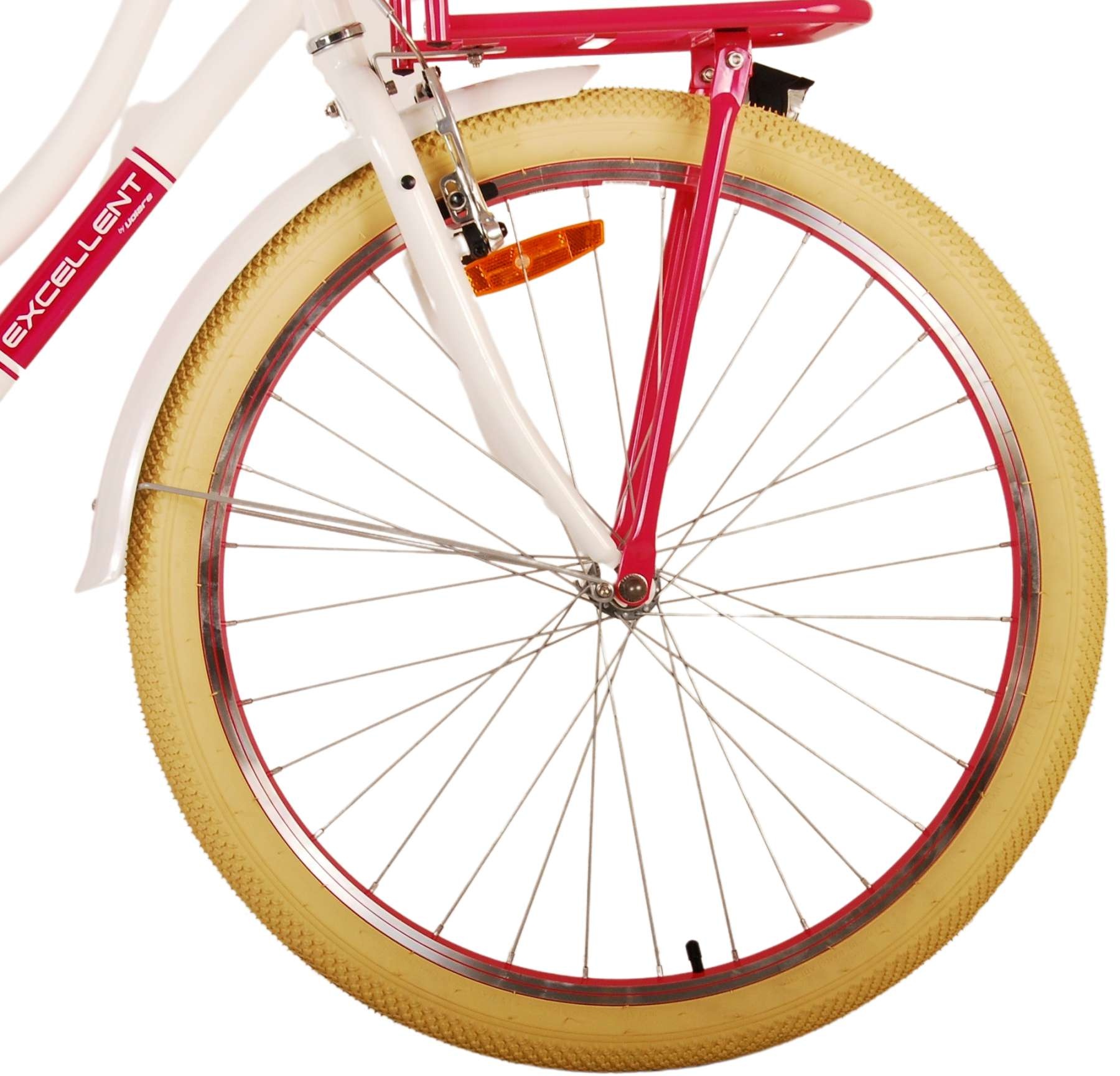 Volare Excellent Kinderfahrrad - Mädchen - 26 Zoll - Weiß