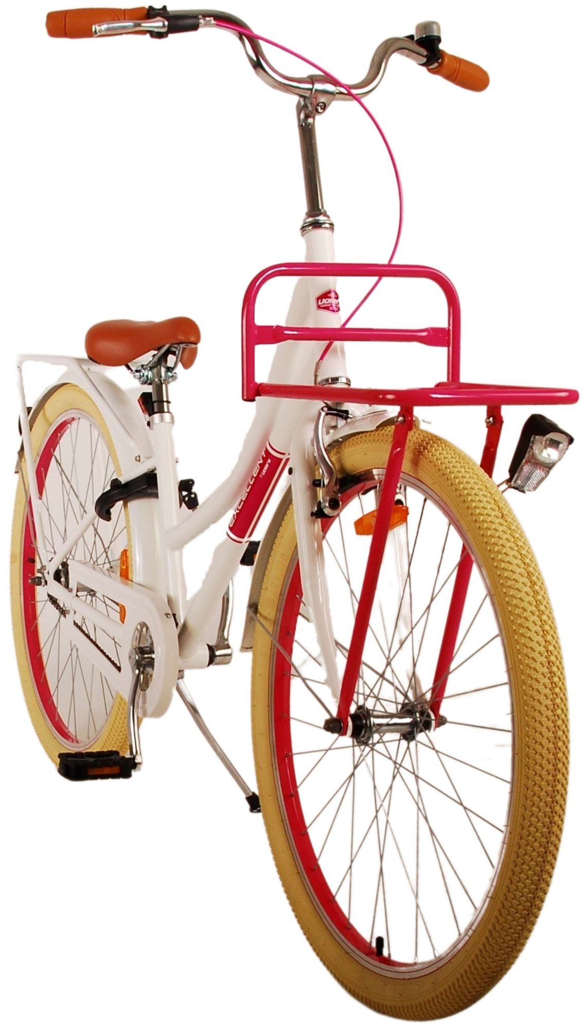 Volare Excellent Kinderfahrrad - Mädchen - 26 Zoll - Weiß