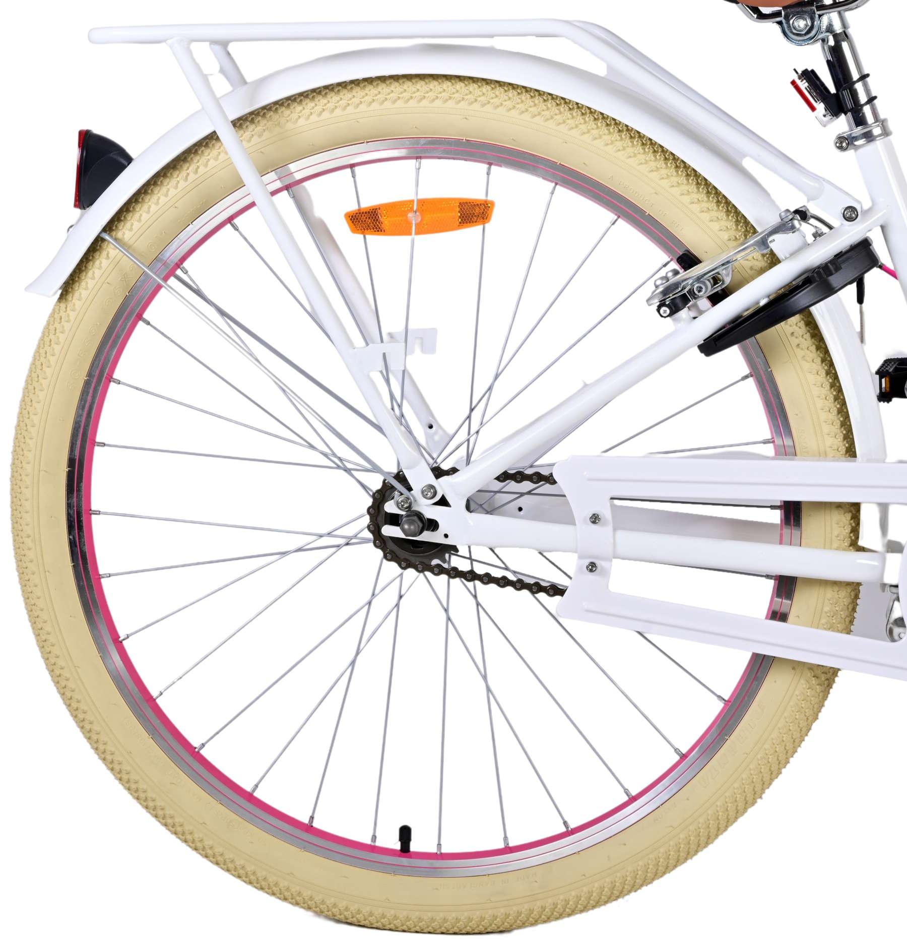 Volare Excellent Children's bike - Girls - 26 inches - White - Two hand brakes