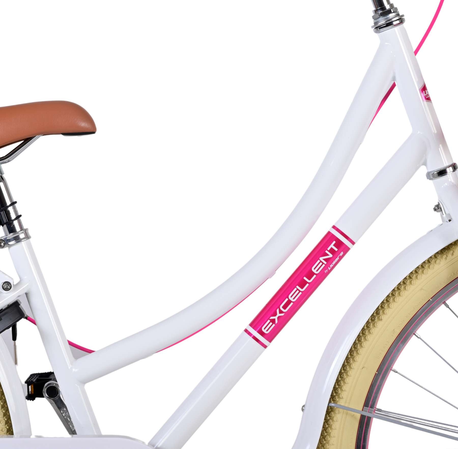 Volare Excellent Children's bike - Girls - 26 inches - White - Two hand brakes