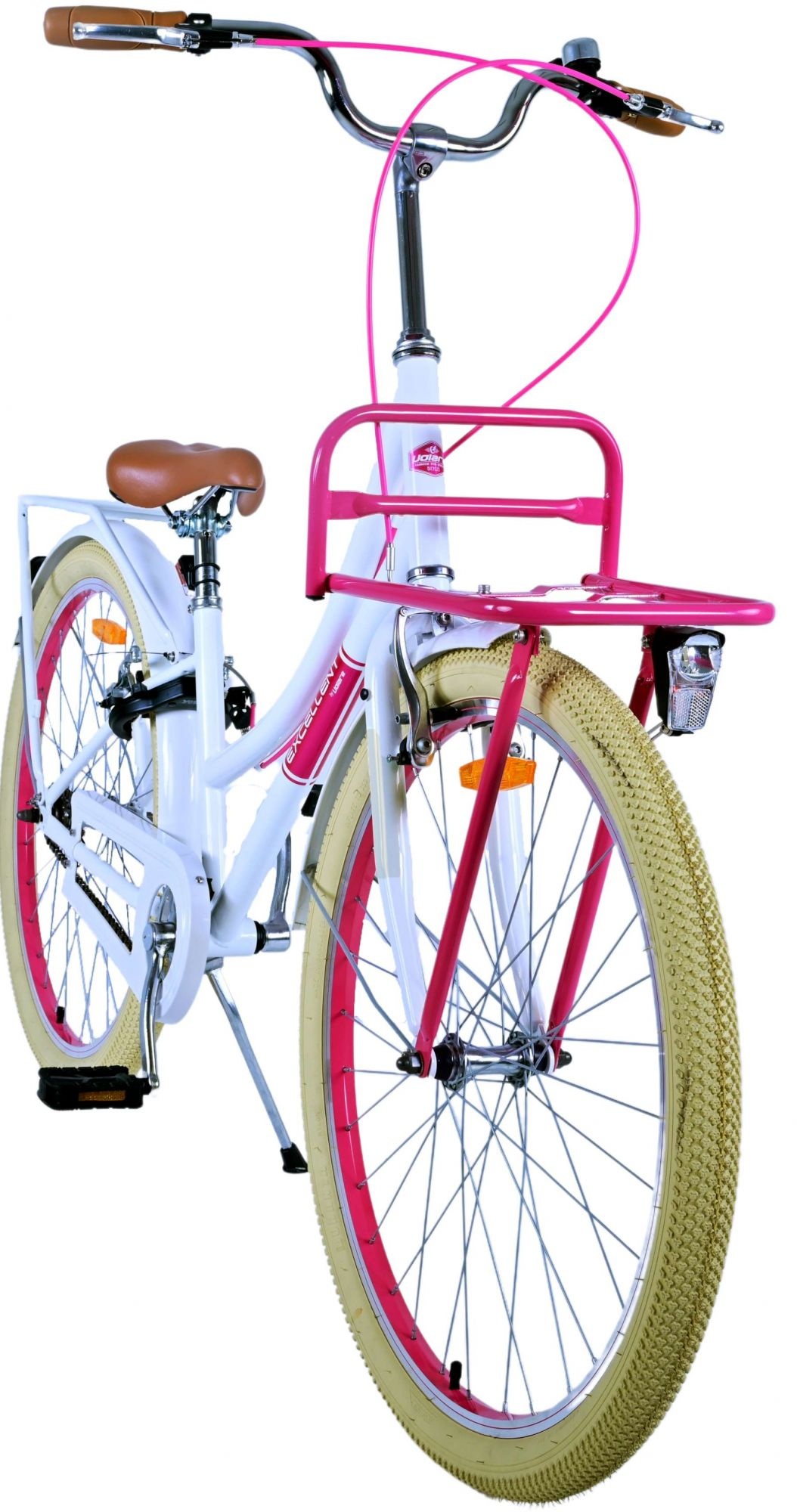 Volare Excellent Children's bike - Girls - 26 inches - White - Two hand brakes