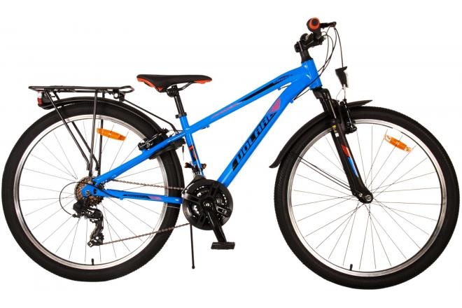 Volare Cross Kids bike - Boys - 26 inch - Blue - 18 gears - Two hand brakes
