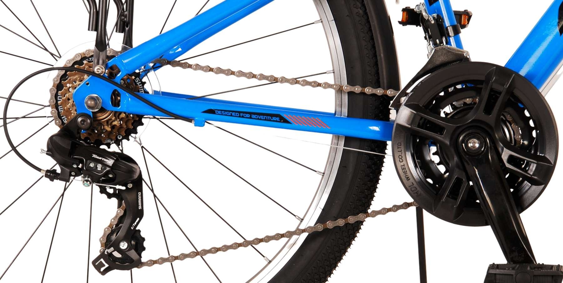 Volare Cross Kids bike - Boys - 26 inch - Blue - 18 gears - Two hand brakes