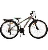 Volare Cross Kinderfahrrad - Jungen - 26 Zoll - Grau - 18 Gänge - Zweihandbremsen