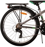 Volare Cross Kinderfahrrad - Jungen - 26 Zoll - Grau - 18 Gänge - Zweihandbremsen