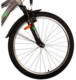 Volare Cross Kinderfahrrad - Jungen - 26 Zoll - Grau - 18 Gänge - Zweihandbremsen