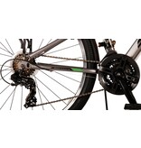 Volare Cross Kinderfahrrad - Jungen - 26 Zoll - Grau - 18 Gänge - Zweihandbremsen