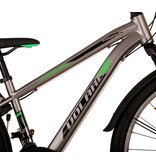 Volare Cross Kinderfahrrad - Jungen - 26 Zoll - Grau - 18 Gänge - Zweihandbremsen