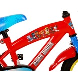 Paw Patrol Kinderfiets - Jongens - 12 inch - Rood/Blauw