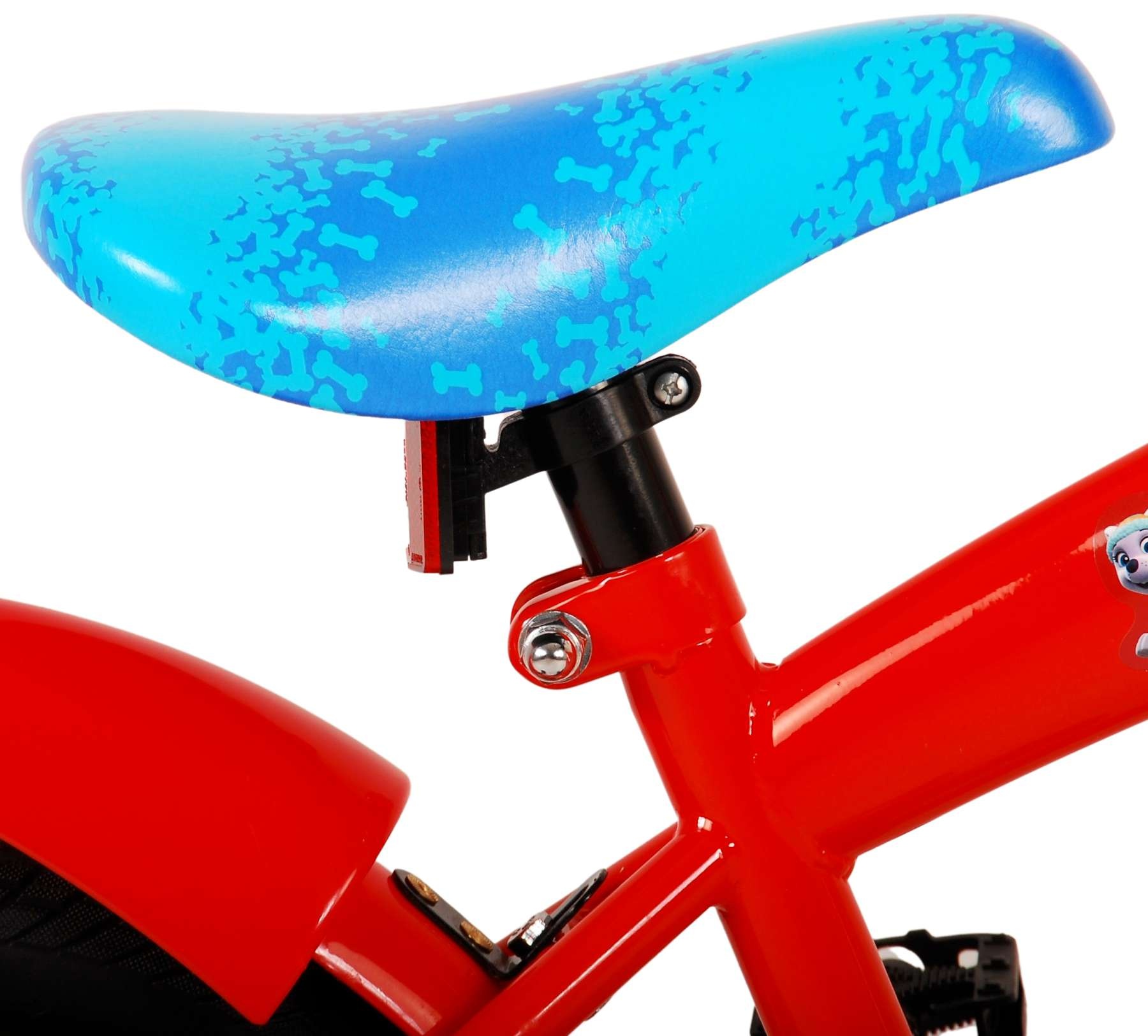 Paw Patrol Kinderfahrrad - Jungen - 12 Zoll - Rot / Blau