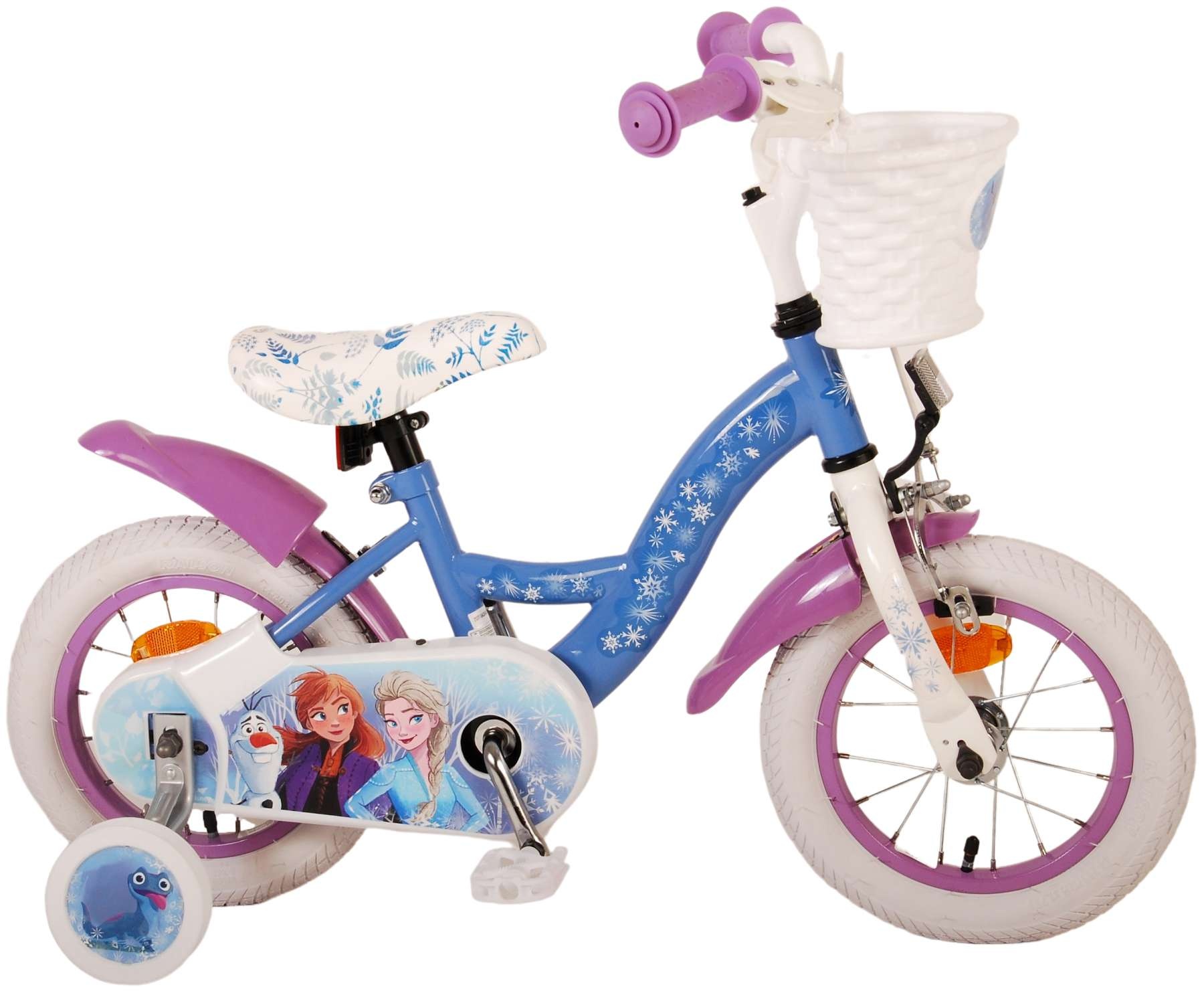Disney Frozen 2 Children's Bicycle - Girls - 12 inch - Blue / Purple
