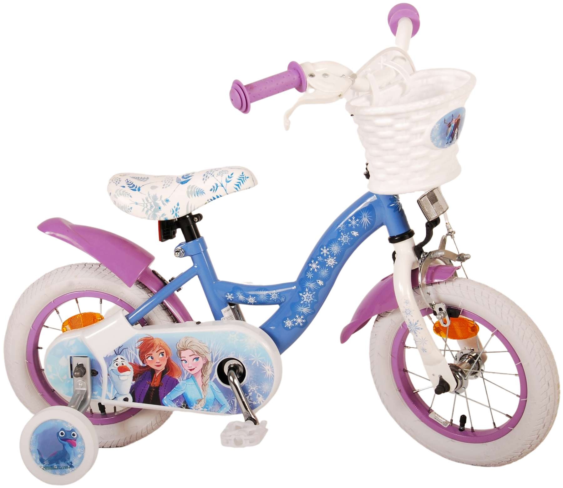 Disney Frozen 2 Children's Bicycle - Girls - 12 inch - Blue / Purple