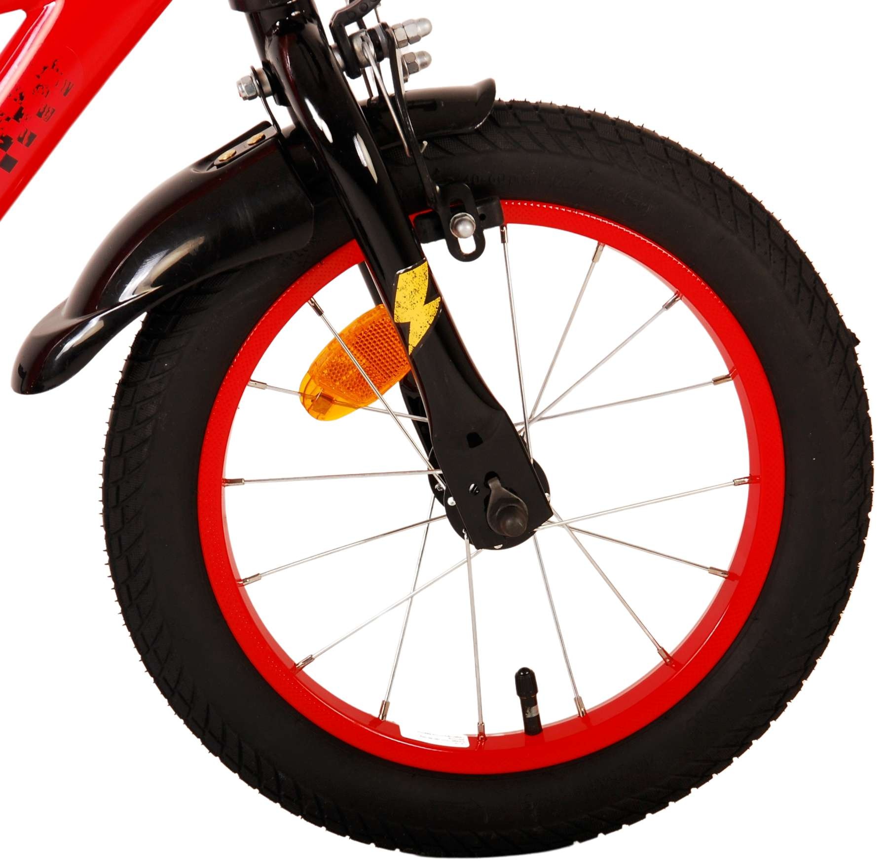 Disney Cars Children's Bicycle - Boys - 14 inch - Red