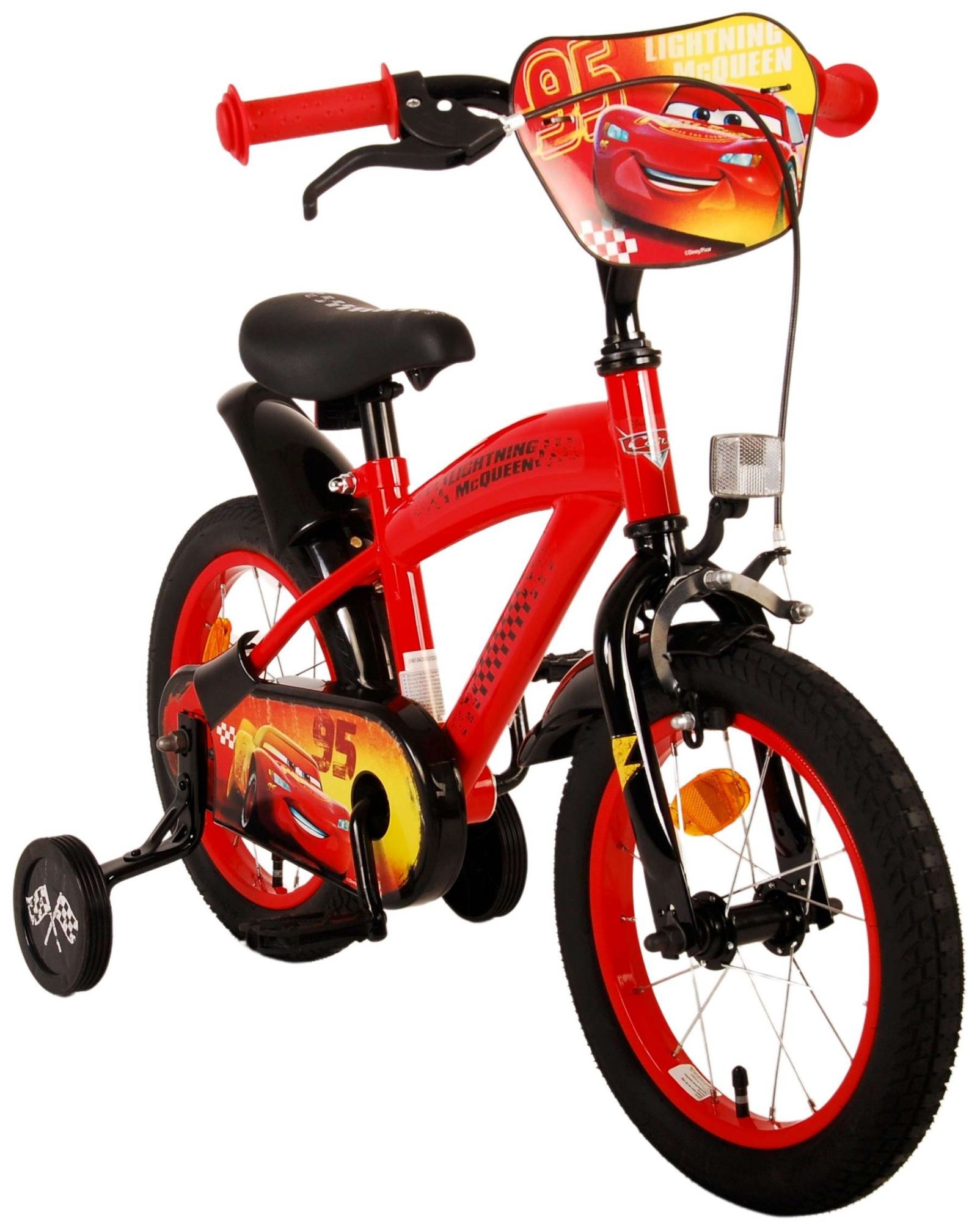 Disney Cars Children's Bicycle - Boys - 14 inch - Red