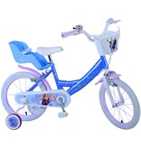 Frozen Kinderfiets - Meisjes - 16 inch - Blauw - Twee handremmen