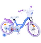Disney Frozen 2 Kinderfahrrad - Mädchen - 16 Zoll - Blau / Lila