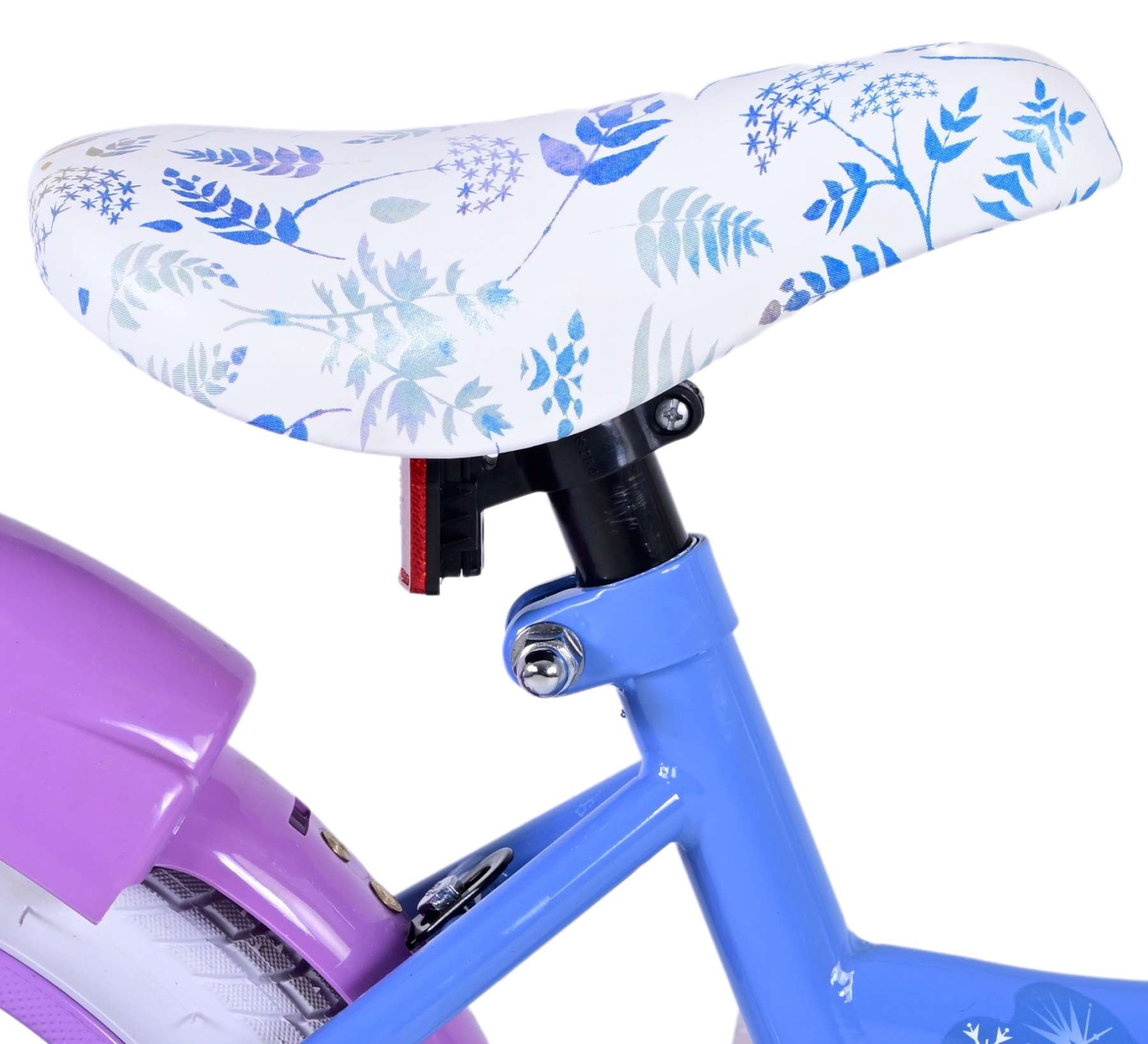 Disney Frozen 2 Kinderfahrrad - Mädchen - 16 Zoll - Blau / Lila