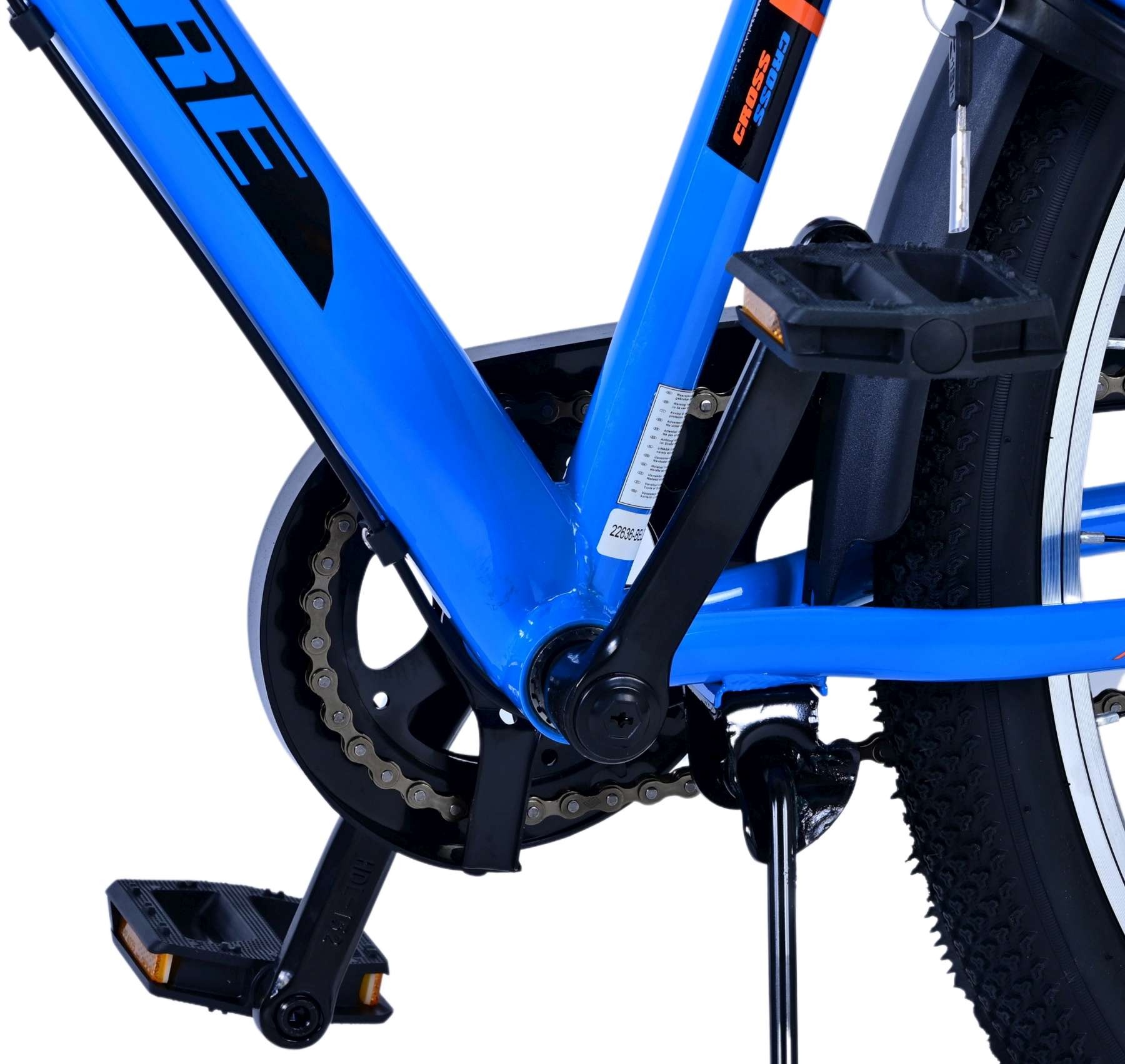 Volare Cross Kids Bike - Boys - 26 inches - Blue - 3 Gears