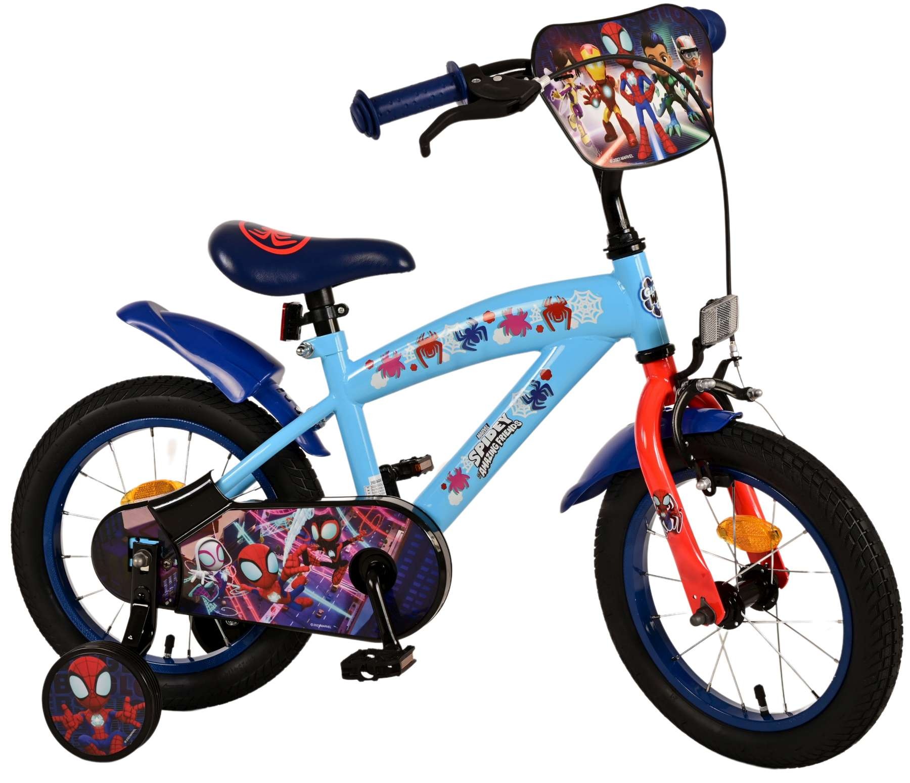 Spidey Kids bike - Boys - 14 inch - Blue