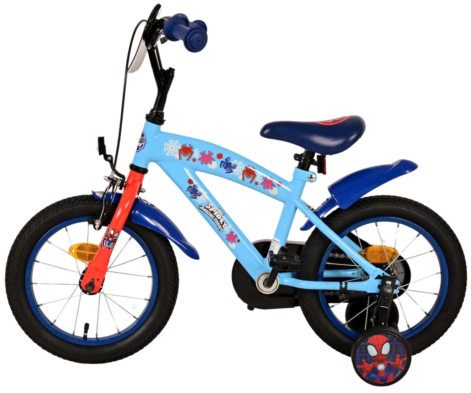 Spidey Kinderfahrrad - Jungen - 14 Zoll - Blau