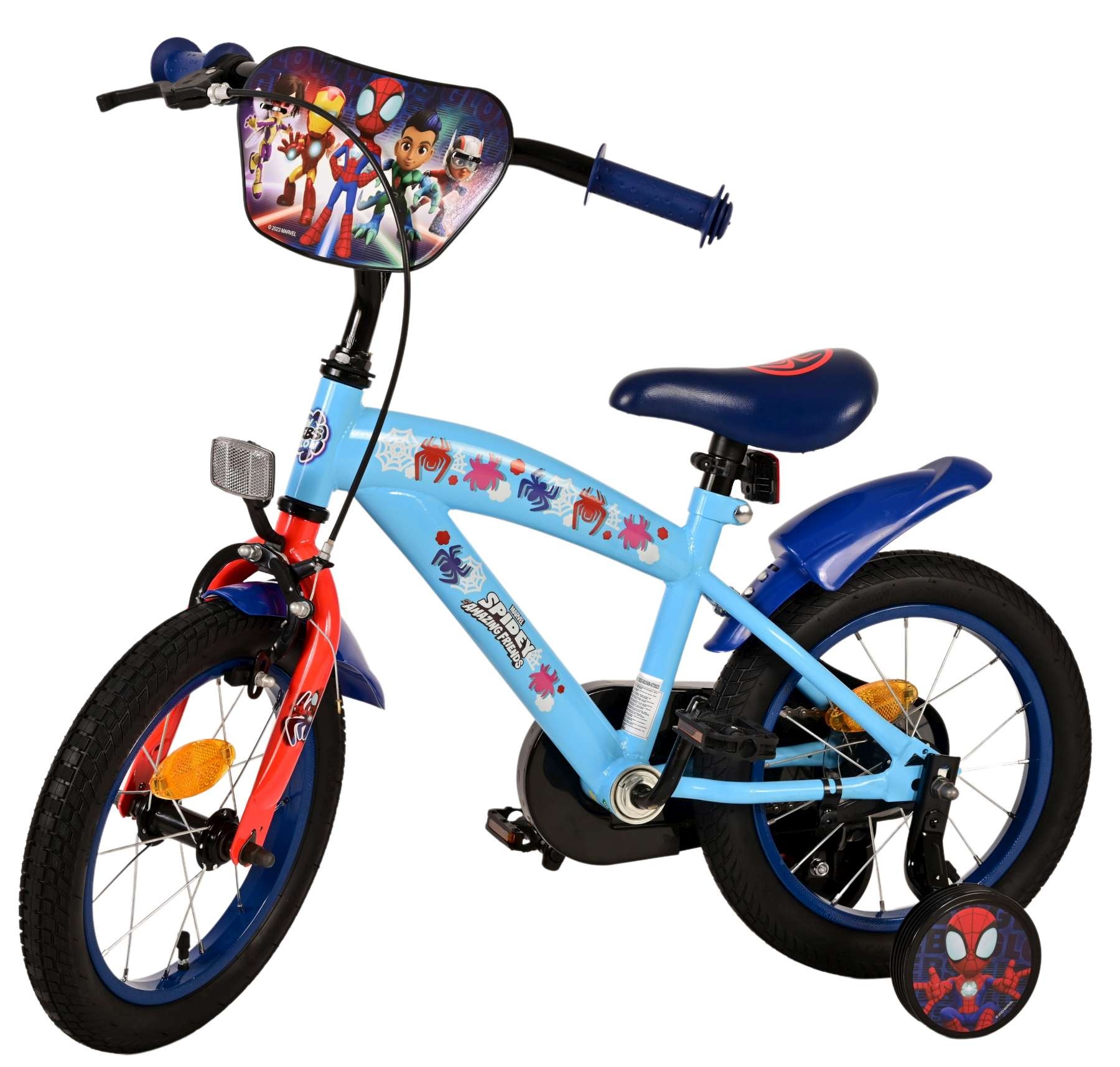 Spidey Kids bike - Boys - 14 inch - Blue