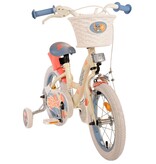 Disney Stitch Kinderfahrrad - Mädchen - 14 Zoll - Creme Koralle Blau