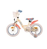 Disney Stitch Kinderfahrrad - Mädchen - 14 Zoll - Creme Koralle Blau