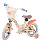 Disney Stitch Kinderfahrrad - Mädchen - 12 Zoll - Creme Koralle Blau