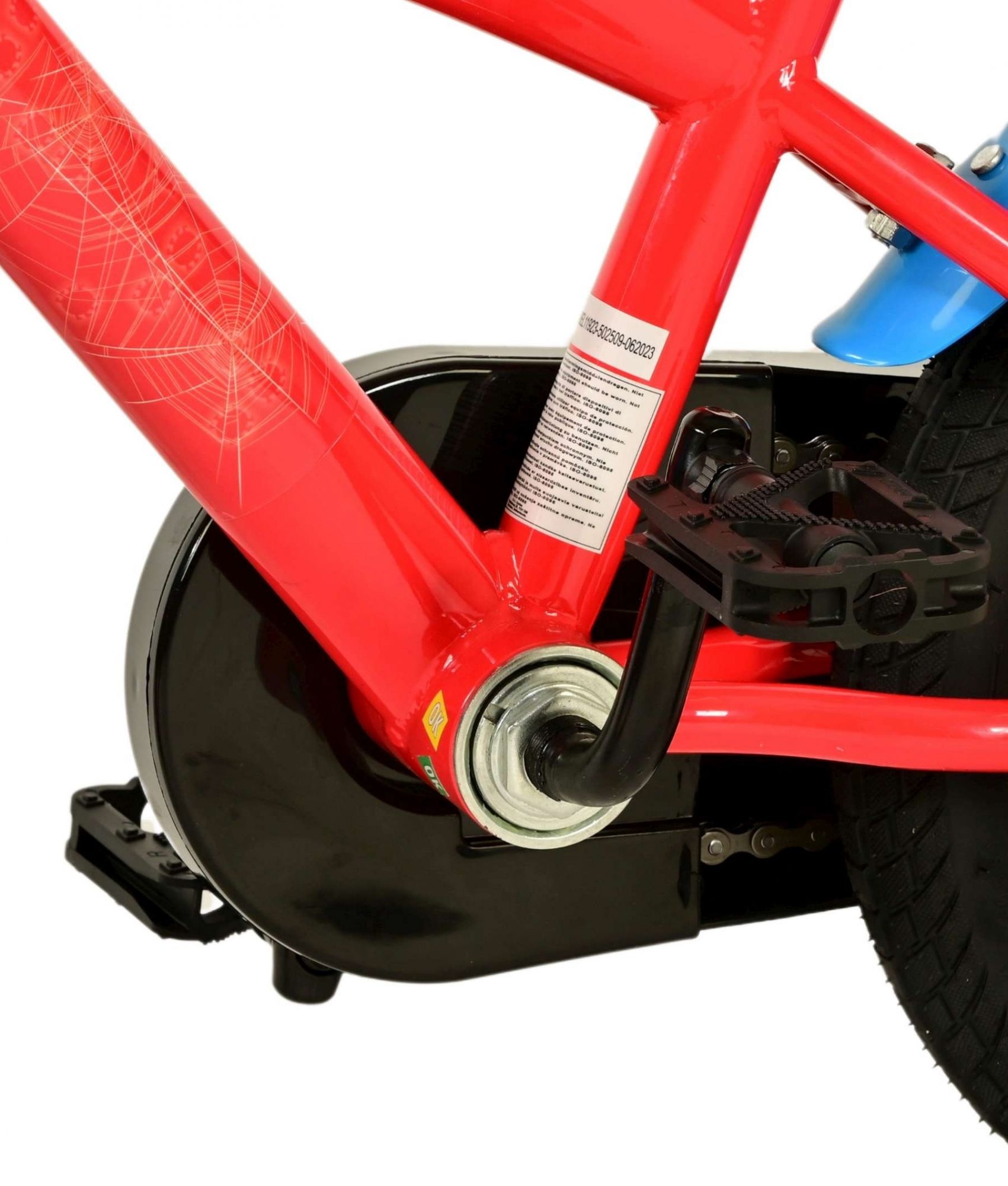 Spider-Man Kinderfahrrad - Jungen - 12 Zoll - Blau/Rot