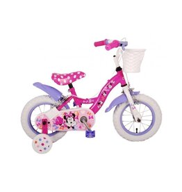 Disney Minnie Cutest Ever! Kinderfahrrad - Mädchen - 12 Zoll - Rosa - Zwei Handbremsen