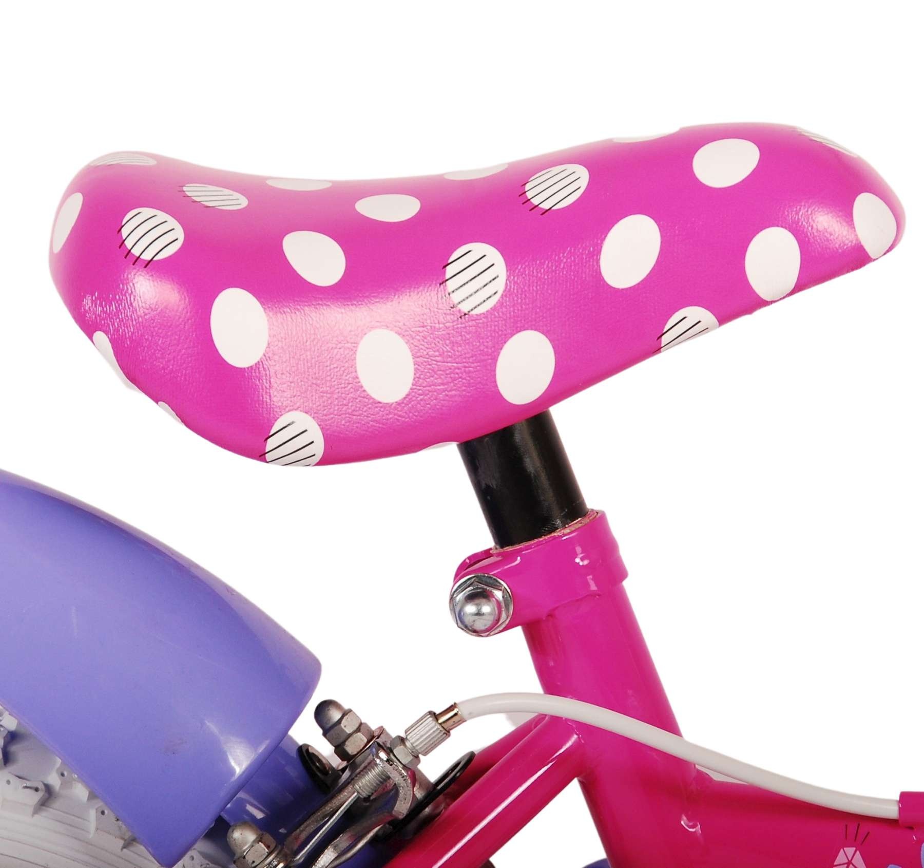 Disney Minnie Cutest Ever! Kinderfahrrad - Mädchen - 12 Zoll - Rosa - Zwei Handbremsen