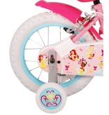 Disney Princess Kinderfahrrad - Mädchen - 14 Zoll - Rosa - Zweihandbremsen