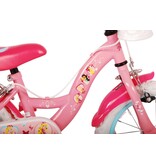 Disney Princess Kinderfahrrad - Mädchen - 14 Zoll - Rosa - Zweihandbremsen