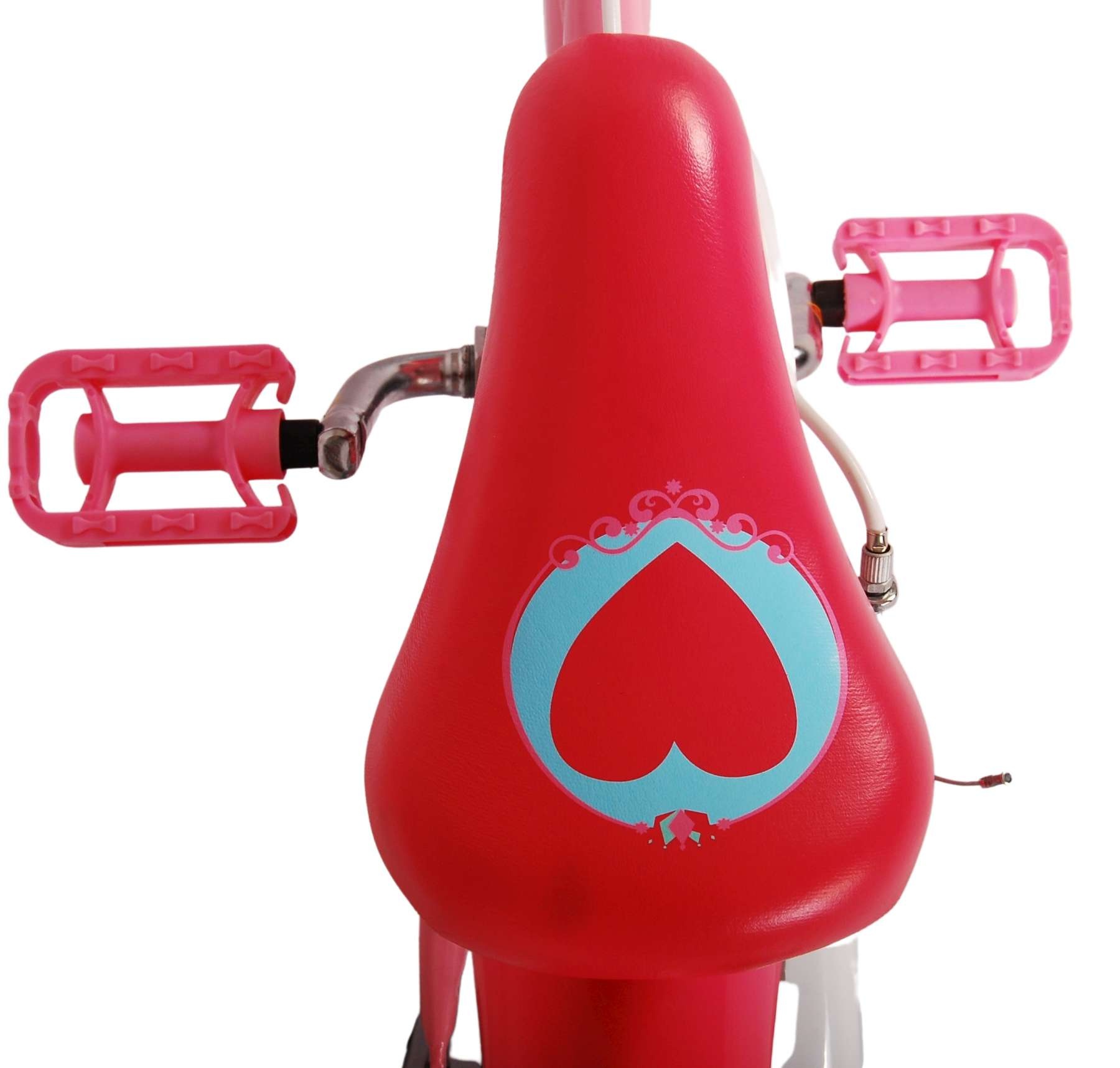 Disney Princess Kinderfahrrad - Mädchen - 14 Zoll - Rosa - Zweihandbremsen