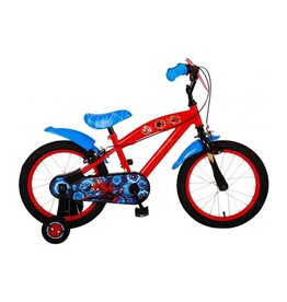 Ultimate Spider-Man Kinderfahrrad - Jungen - 16 Zoll - Blau/Rot - Zwei Handbremsen