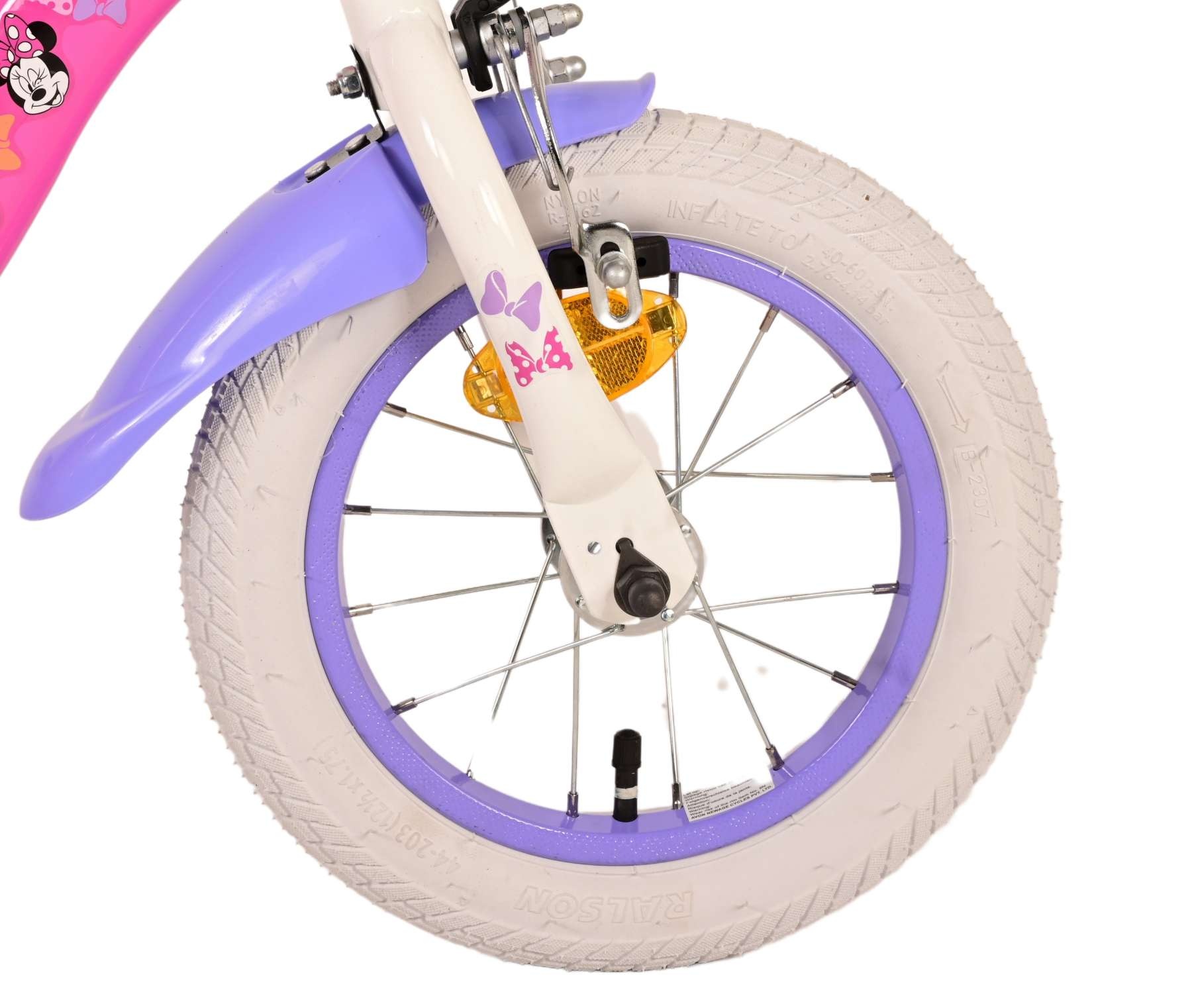 Minnie Kinderfahrrad - Mädchen - 12 Zoll - Rosa