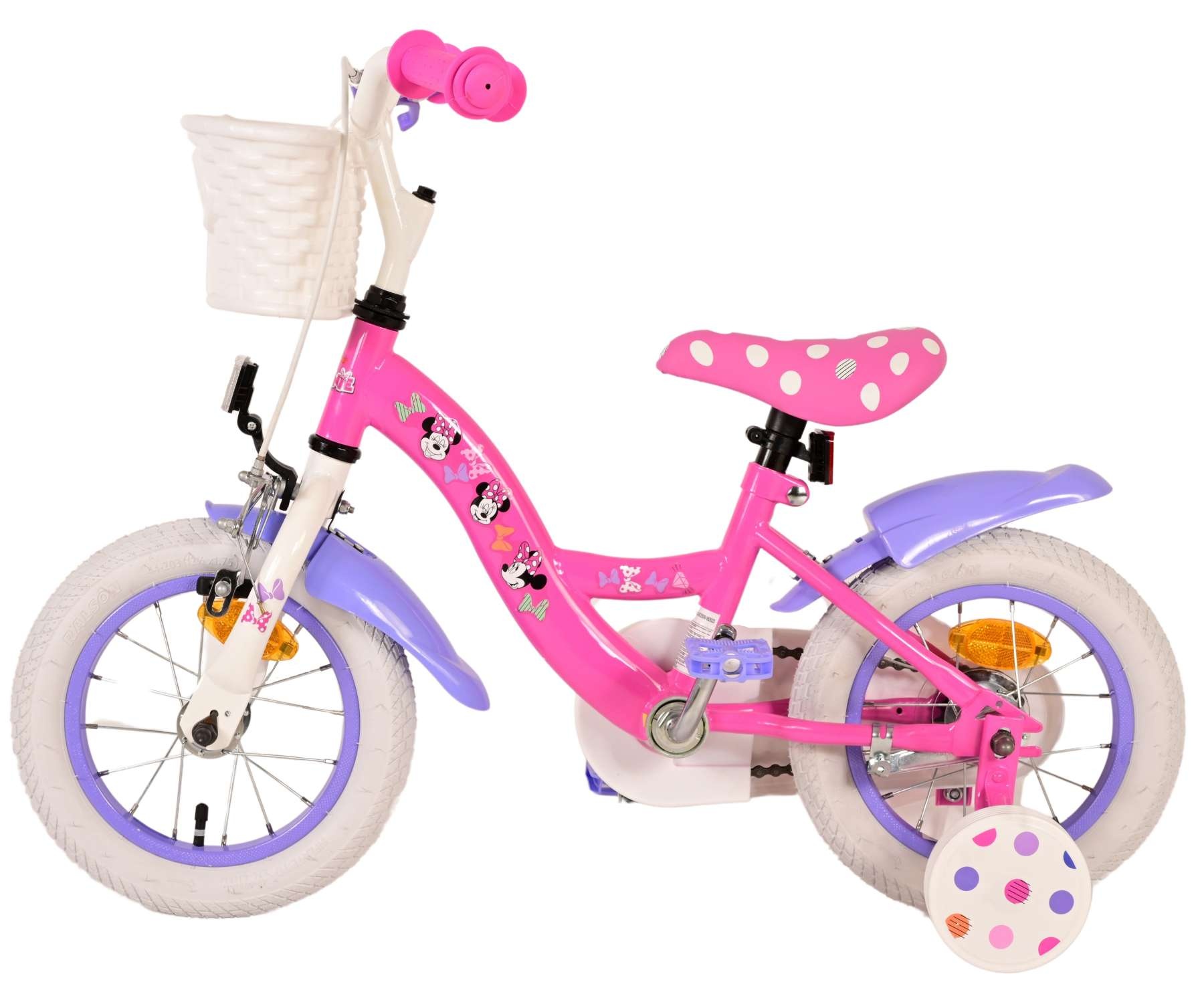 Minnie Kinderfahrrad - Mädchen - 12 Zoll - Rosa