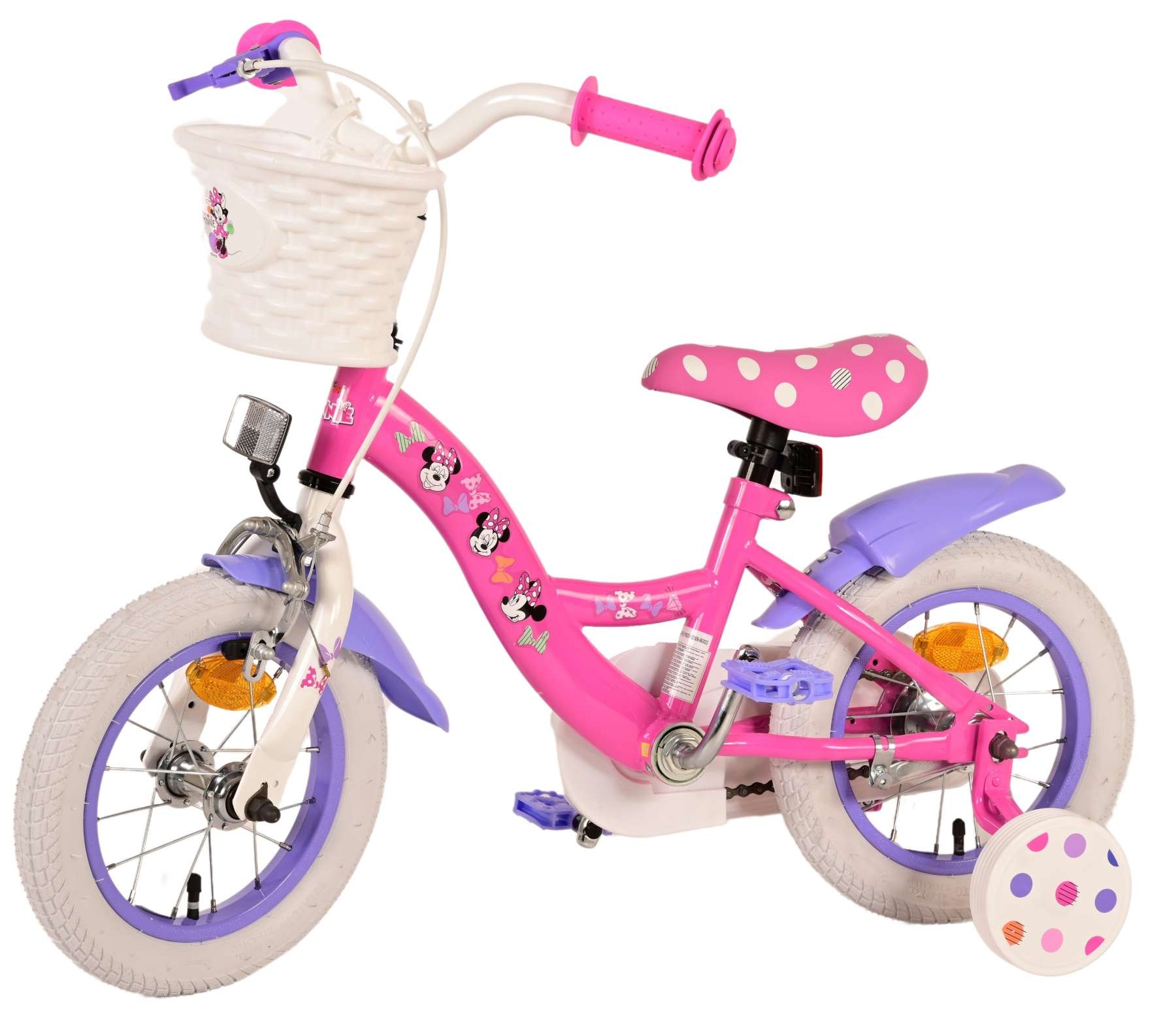 Minnie Kinderfahrrad - Mädchen - 12 Zoll - Rosa