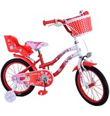 Volare Lovely children's bike - Girls - 16 inch - Red White