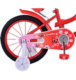 Volare Lovely children's bike - Girls - 16 inch - Red White