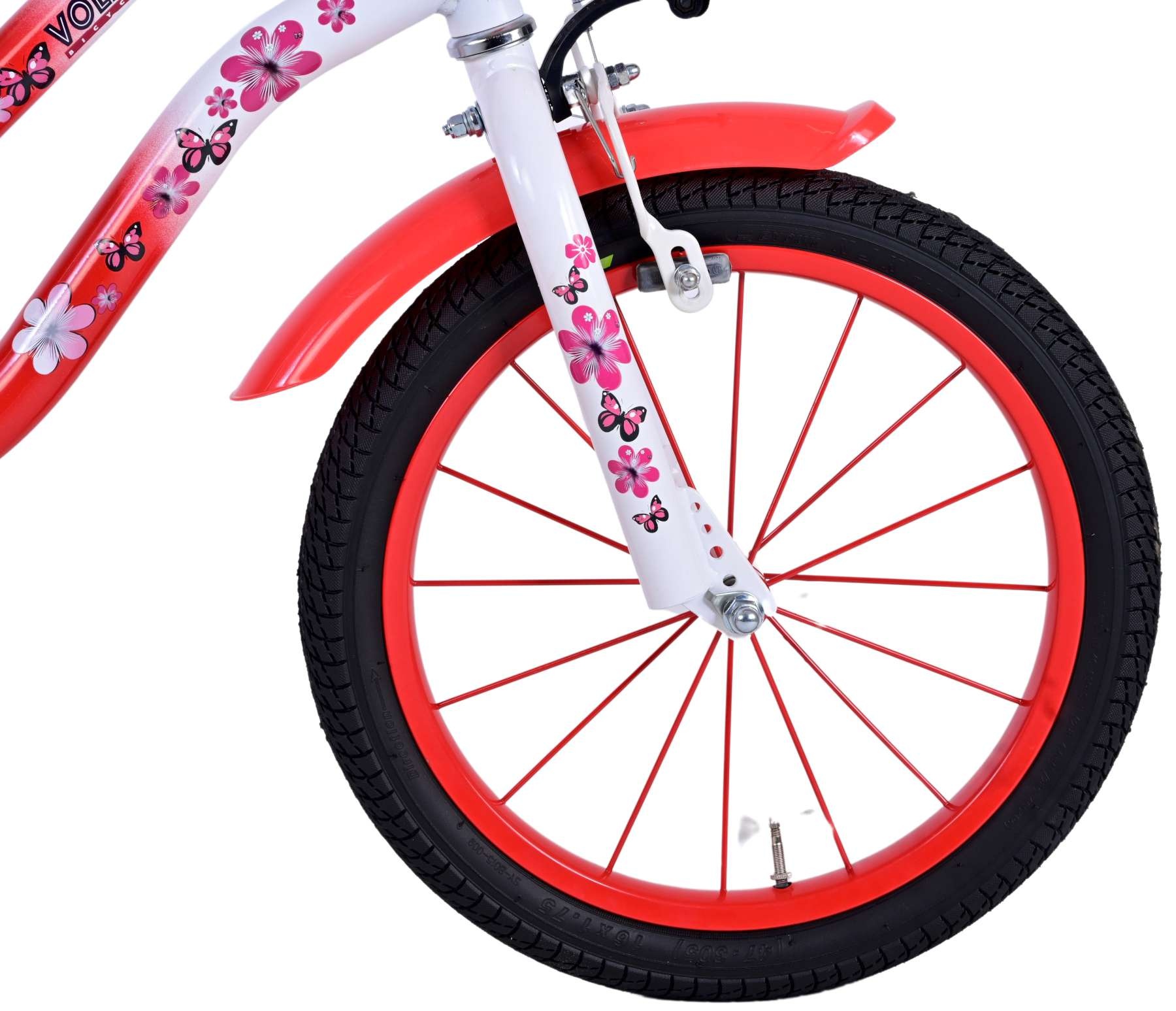 Volare Lovely children's bike - Girls - 16 inch - Red White