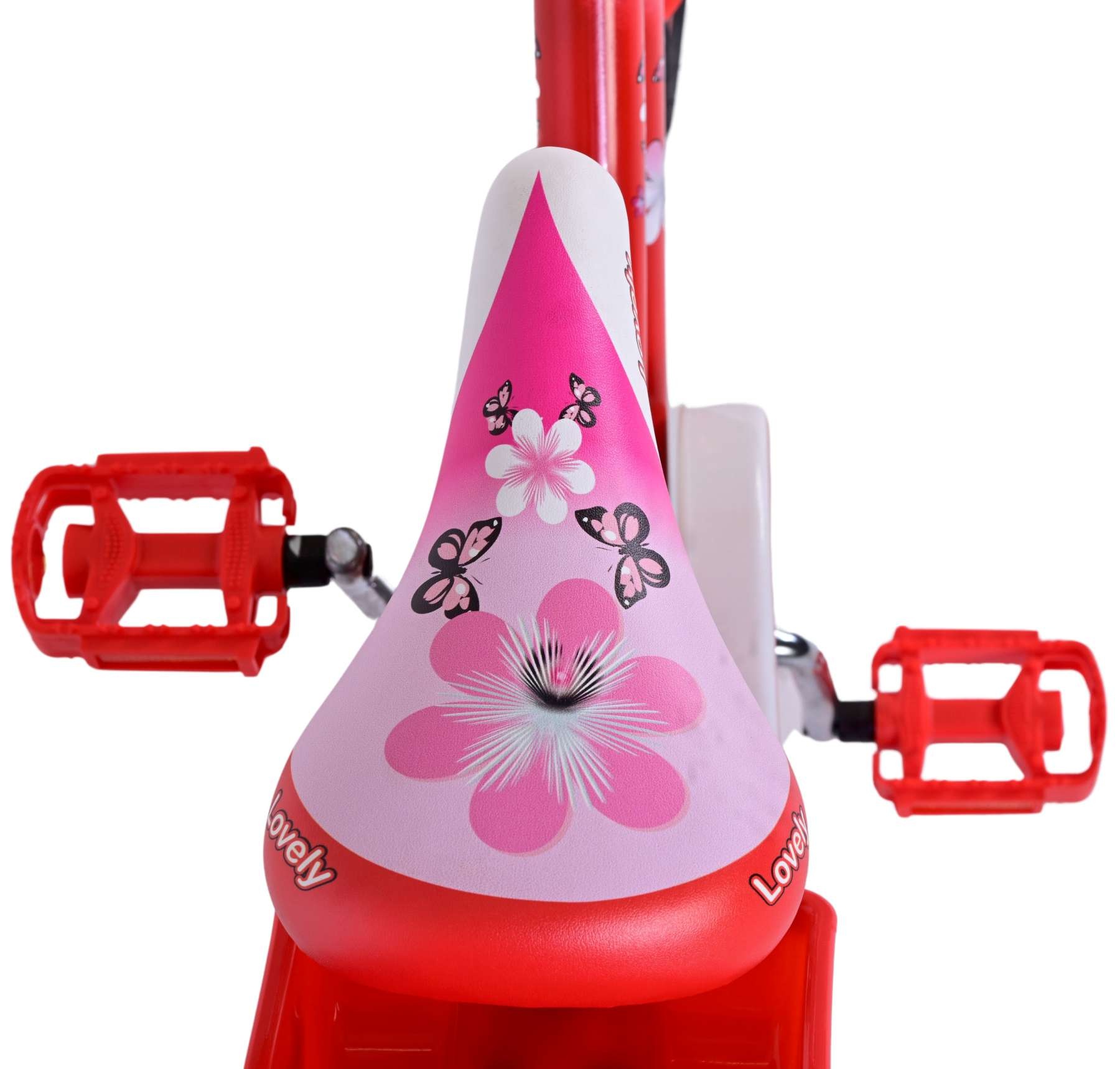 Volare Lovely children's bike - Girls - 16 inch - Red White