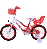 Volare Lovely children's bike - Girls - 16 inch - Red White