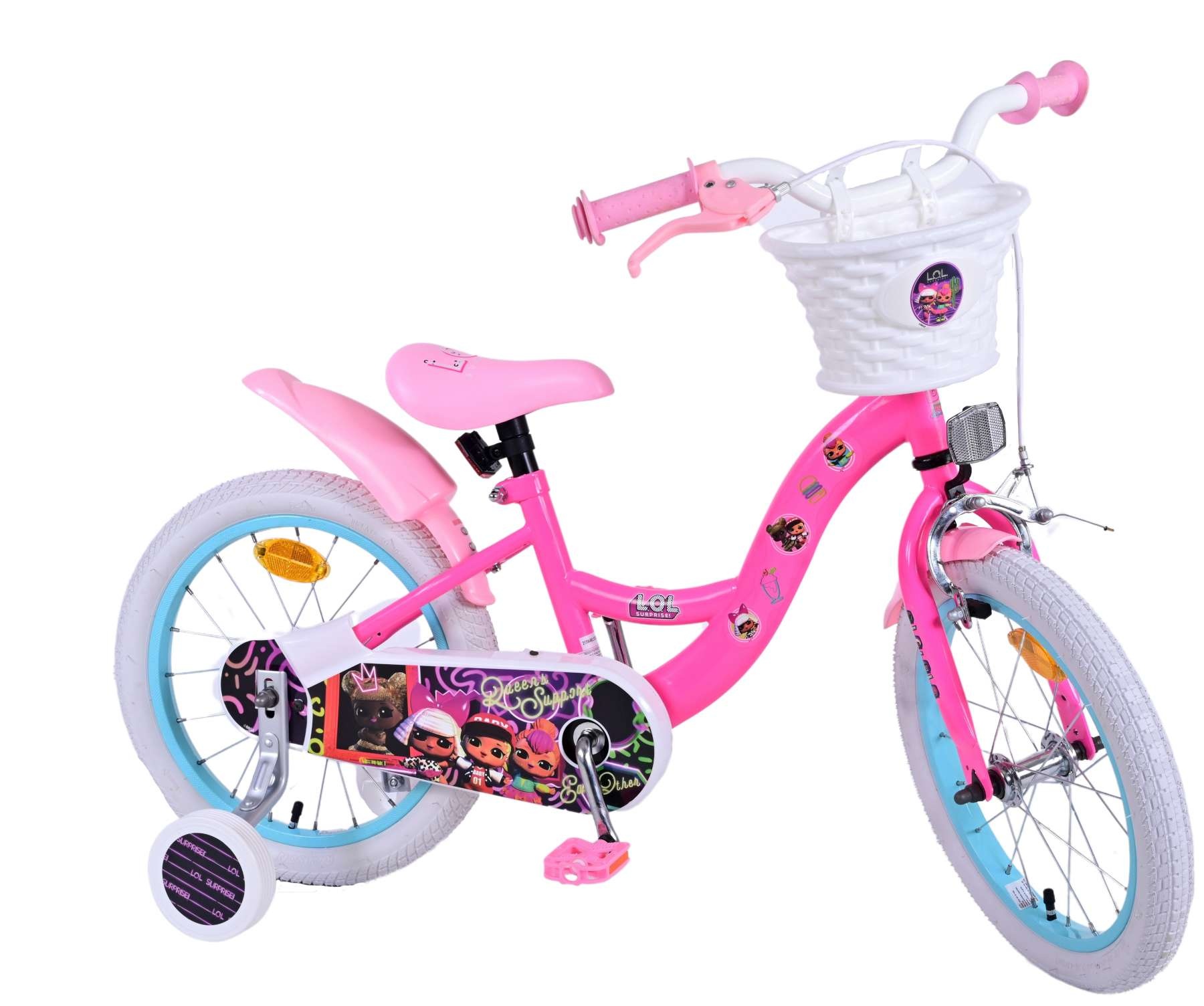 LOL Surprise Kinderfahrrad - Mädchen - 16 Zoll - Rosa
