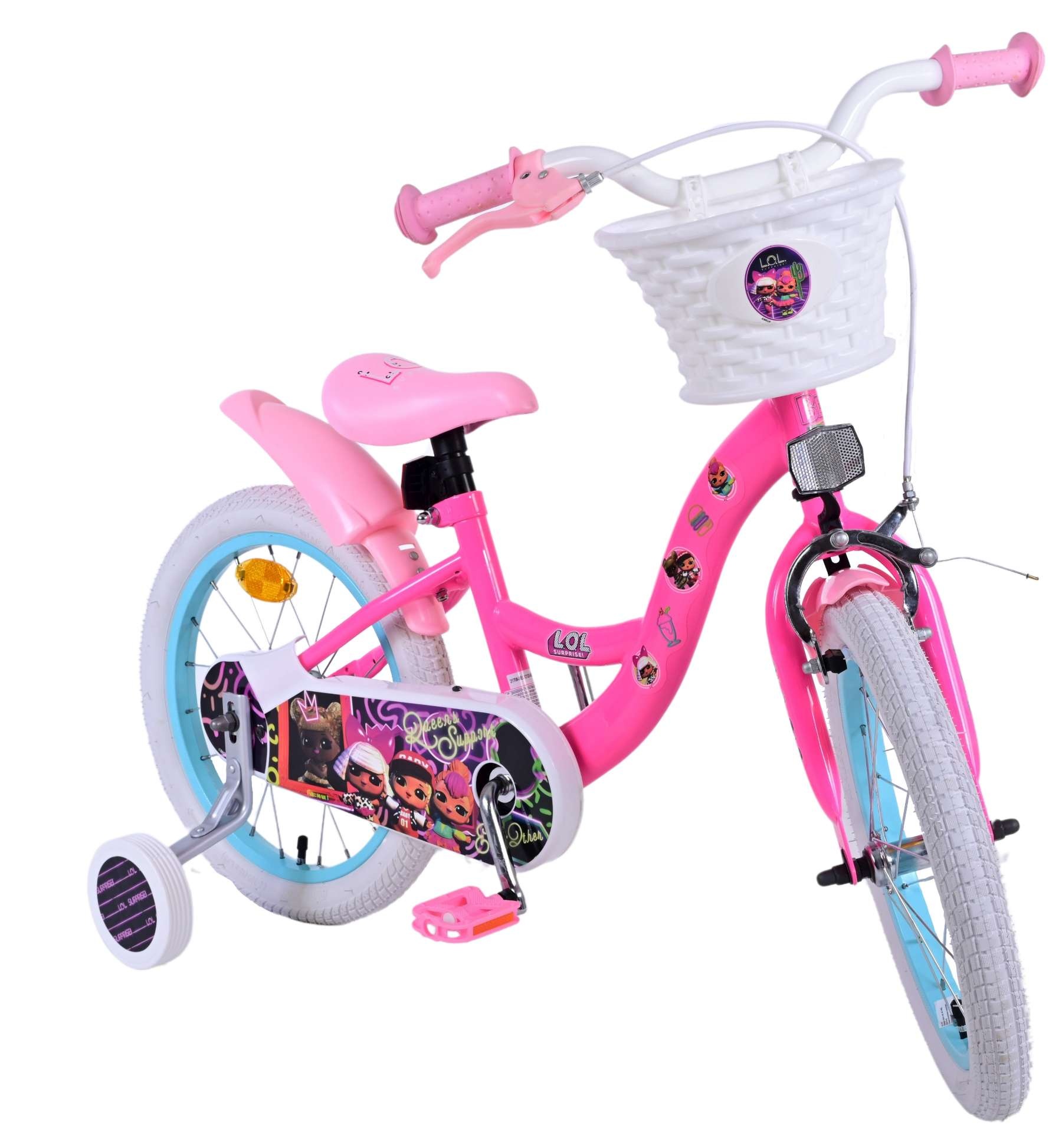 LOL Surprise Kinderfahrrad - Mädchen - 16 Zoll - Rosa