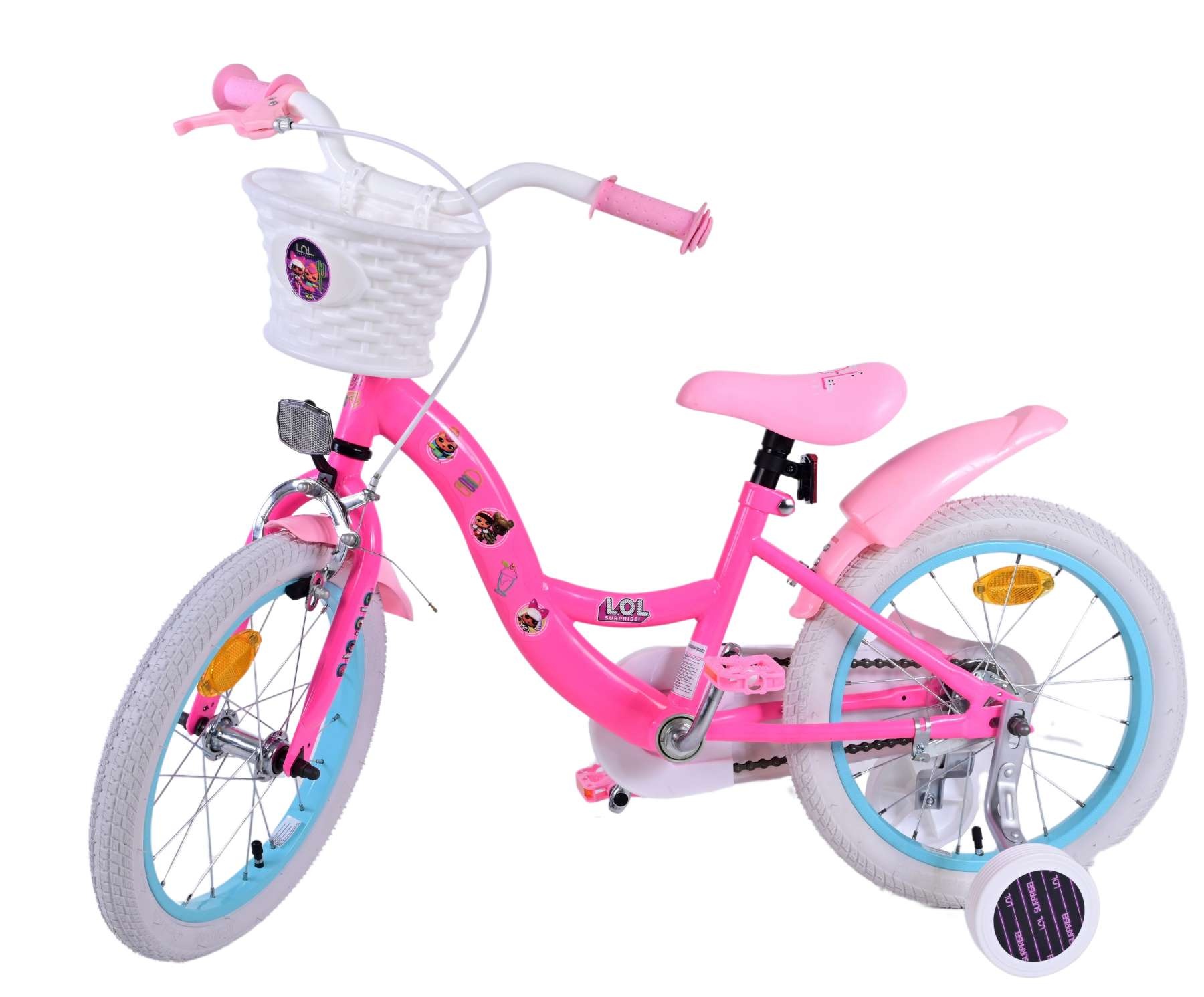 LOL Surprise Kinderfahrrad - Mädchen - 16 Zoll - Rosa