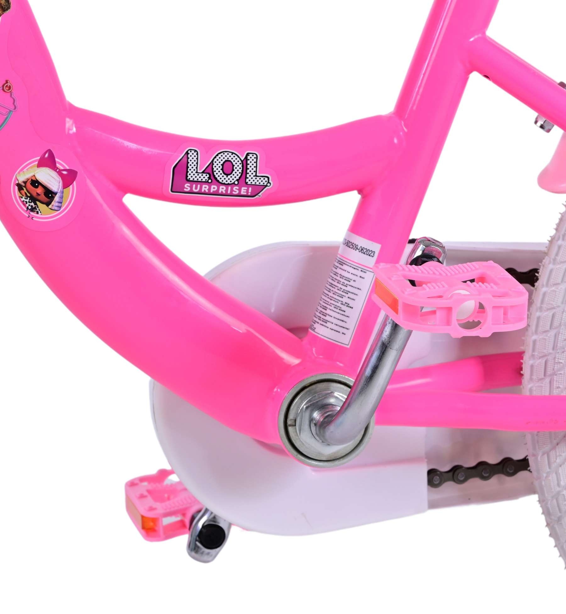 LOL Surprise Kinderfahrrad - Mädchen - 16 Zoll - Rosa